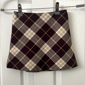 Burberry vintage children’s checkered skirt s/5T